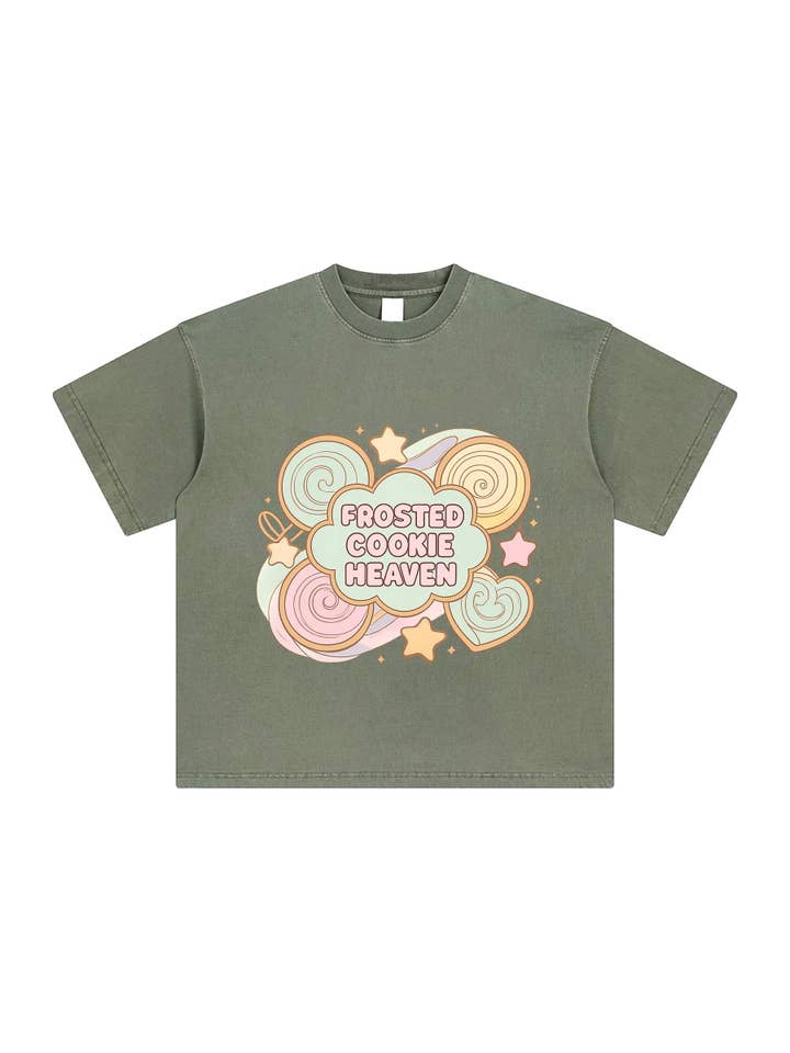 Queen Fashion - Wholesale T-shirt (graphic) – unisex - retro cookie art t-shirt – DTG Printed Tee4