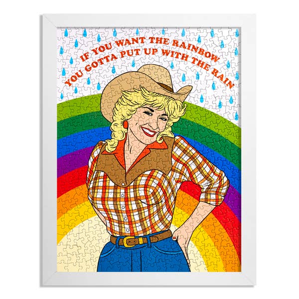 THE FOUND - Wholesale Puzzle - Adult - Dolly Cowgirl Rainbow Puzzle4