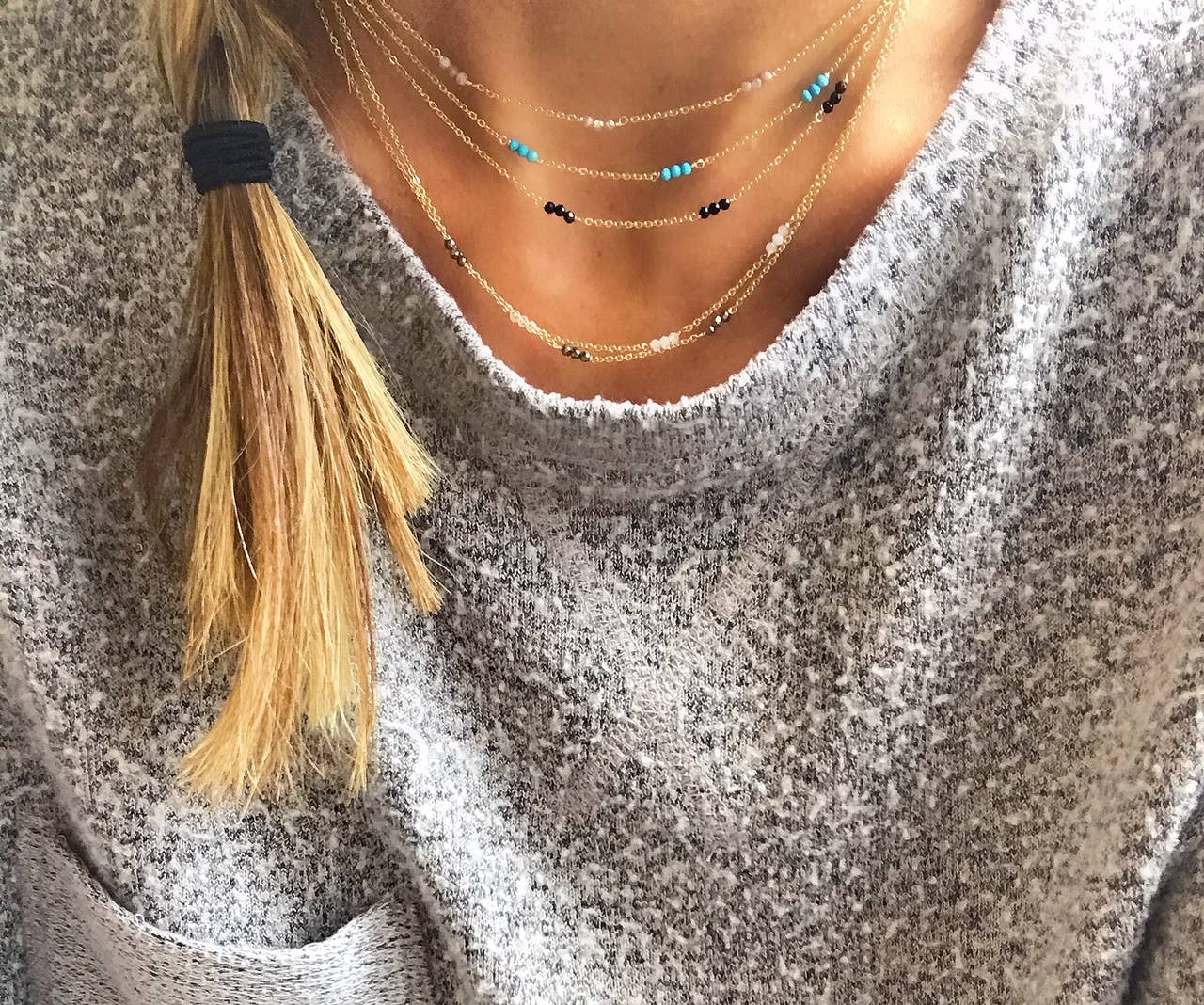 Sonya Renee Jewelry - Venta al por mayor Collares de cuentas/perlas - Maricarmen oro4