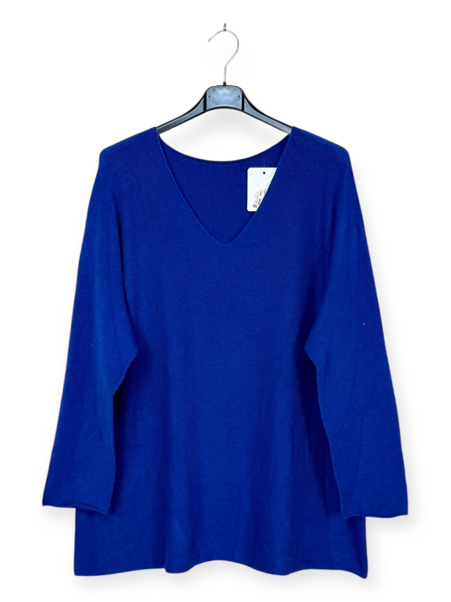 Lucky Nana - Wholesale Knit Sweater - Women's - AH L2218 - Plus Size V-Neck Sweater21