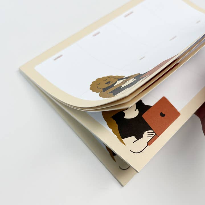 Sungy Side Up - Wholesale Planner - Weekly Planner Notepad with Golden Doodle – Dog Desk Notepad1