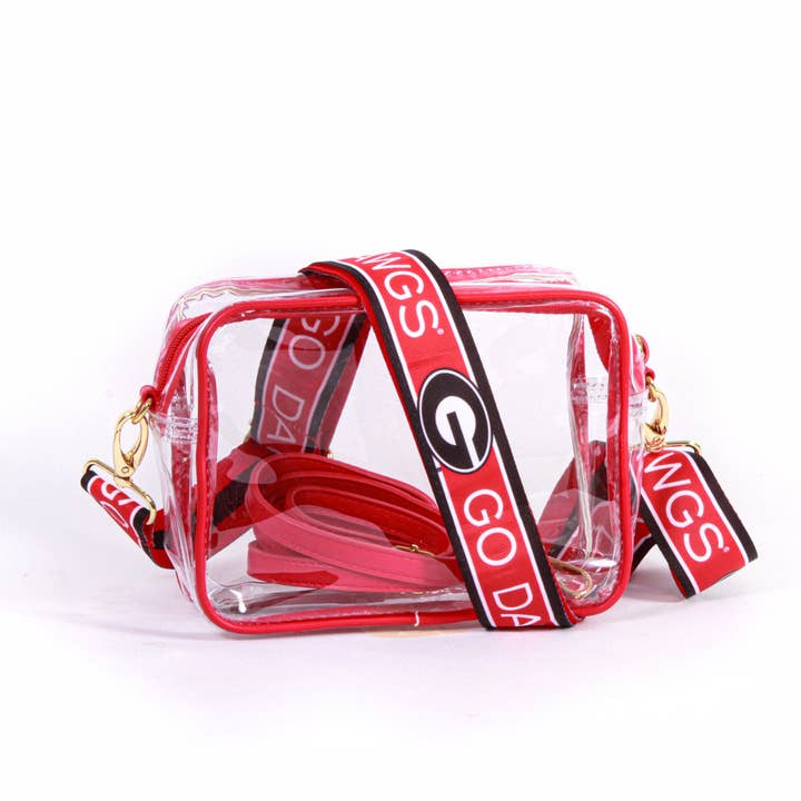 Desden - Wholesale Crossbody Bag - Women's - Clear Purse for Georgia Bulldogs Game Day - The Bridget