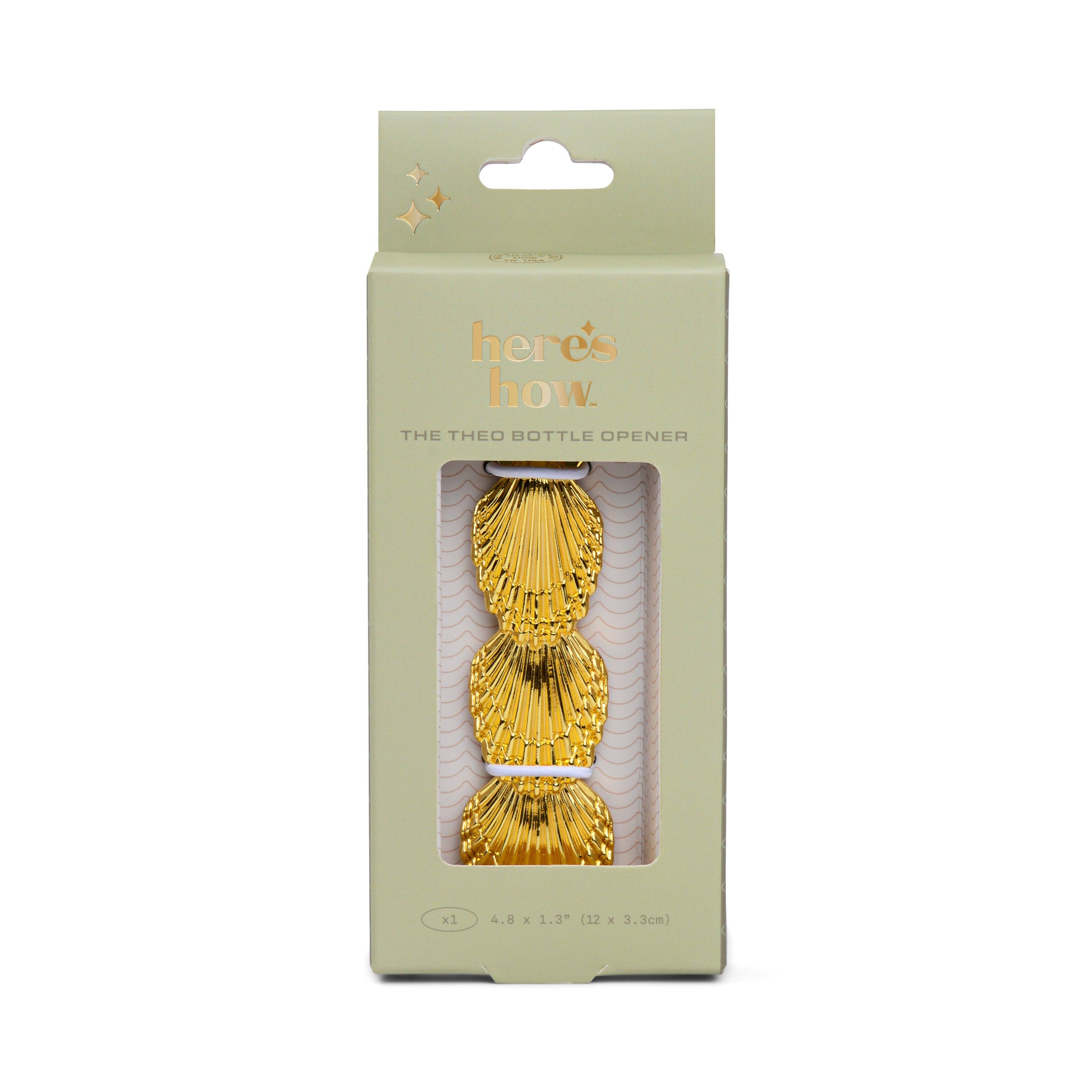 Designworks Collective – wholesale Bottle/wine opener – Here's How "The Theo" Shell Bottle Opener0