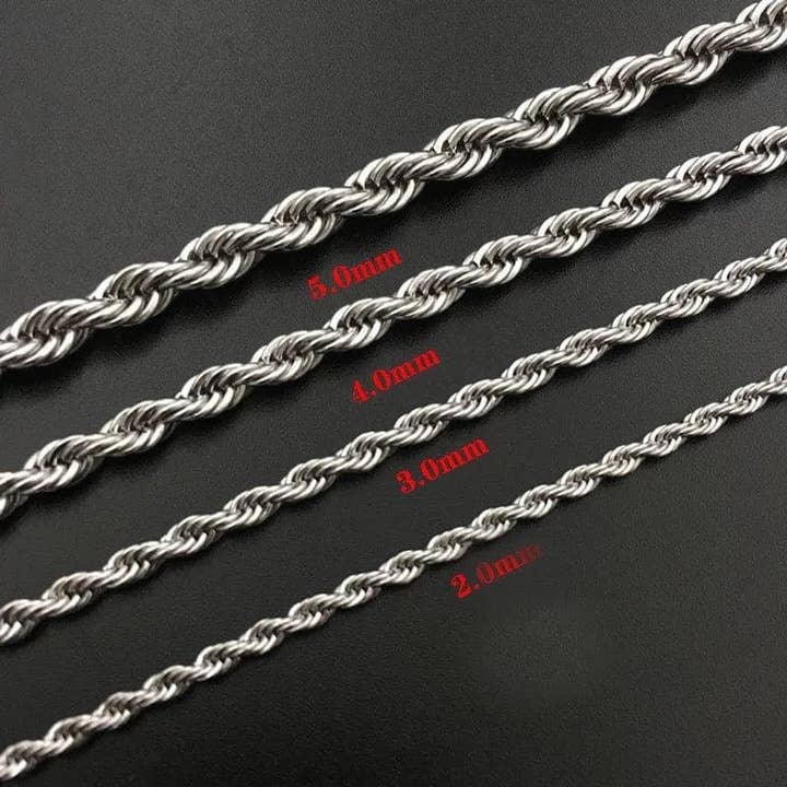 ElevateWell - Wholesale Link & Chain Necklace - Gold Rope Chain2