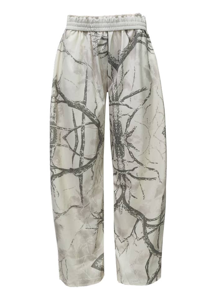 Woodland Camo Print Western Vintage Pants for wholesale by Rosa Clothing