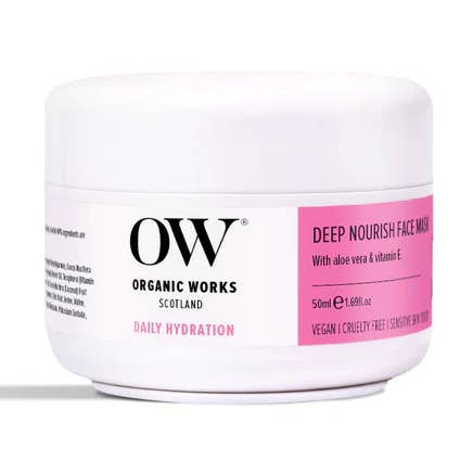 Organic Deep Detox Face Mask – Kaolin, Vitamins C,E & G 50ml for wholesale by Organic Works