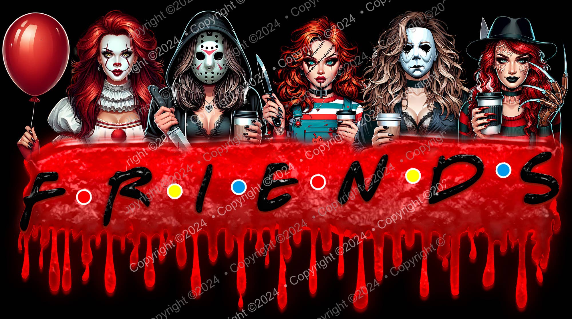 SquatchSwag – wholesale Hoodie – Unisex – Friends -SlasherFriends  - Horror Hoodie1