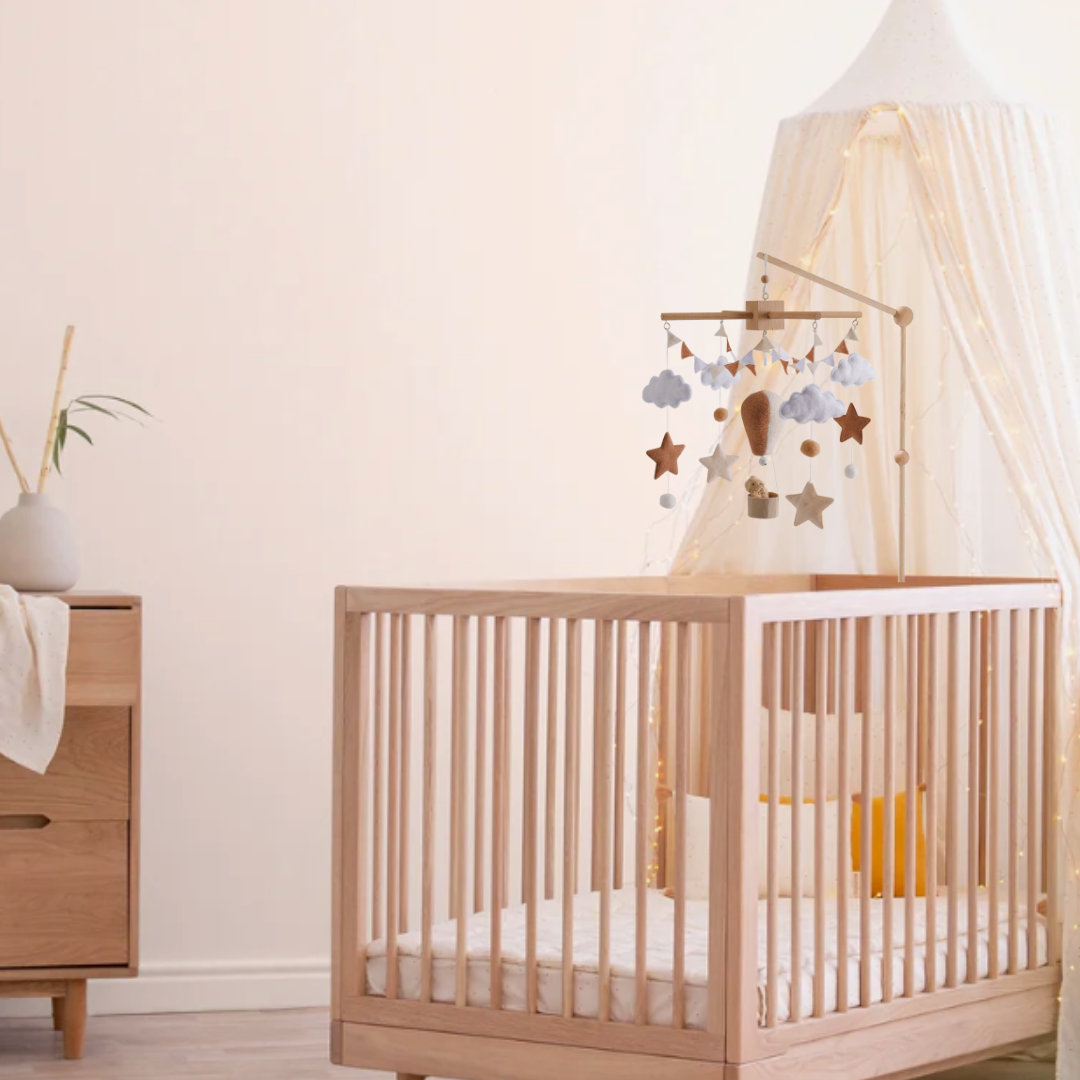 Joymaxx - Wholesale Baby Mobile - Handmade Baby Mobile Hot Balloon | Felt & Wood2