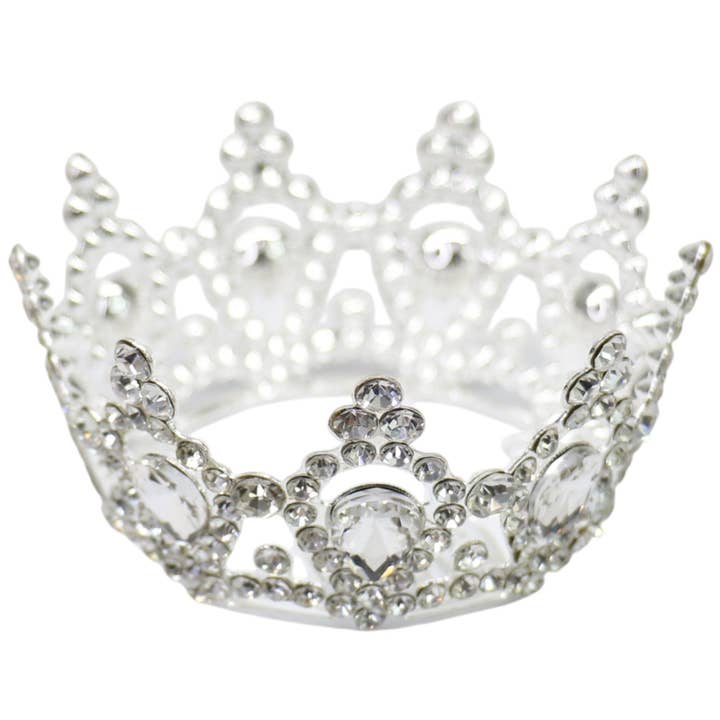 Crystal Small Tiara Hair Crown HT0952(1PC) for wholesale by TAPA fashion