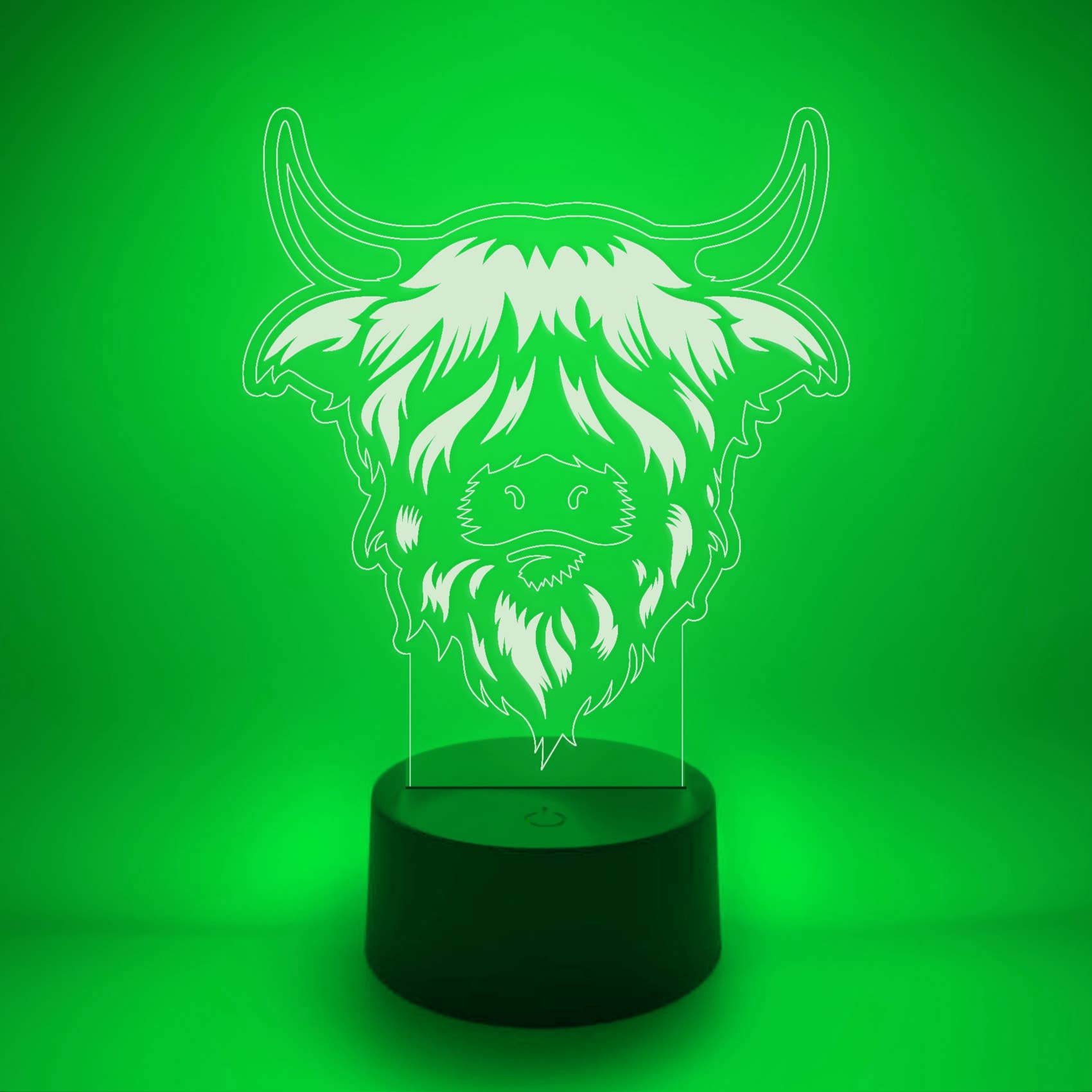 The 308 Collective - Vente Lampes d'appoint/de bureau - Lampe LED Highland Cow | Cadeaux pour les éleveurs et les éleveurs3