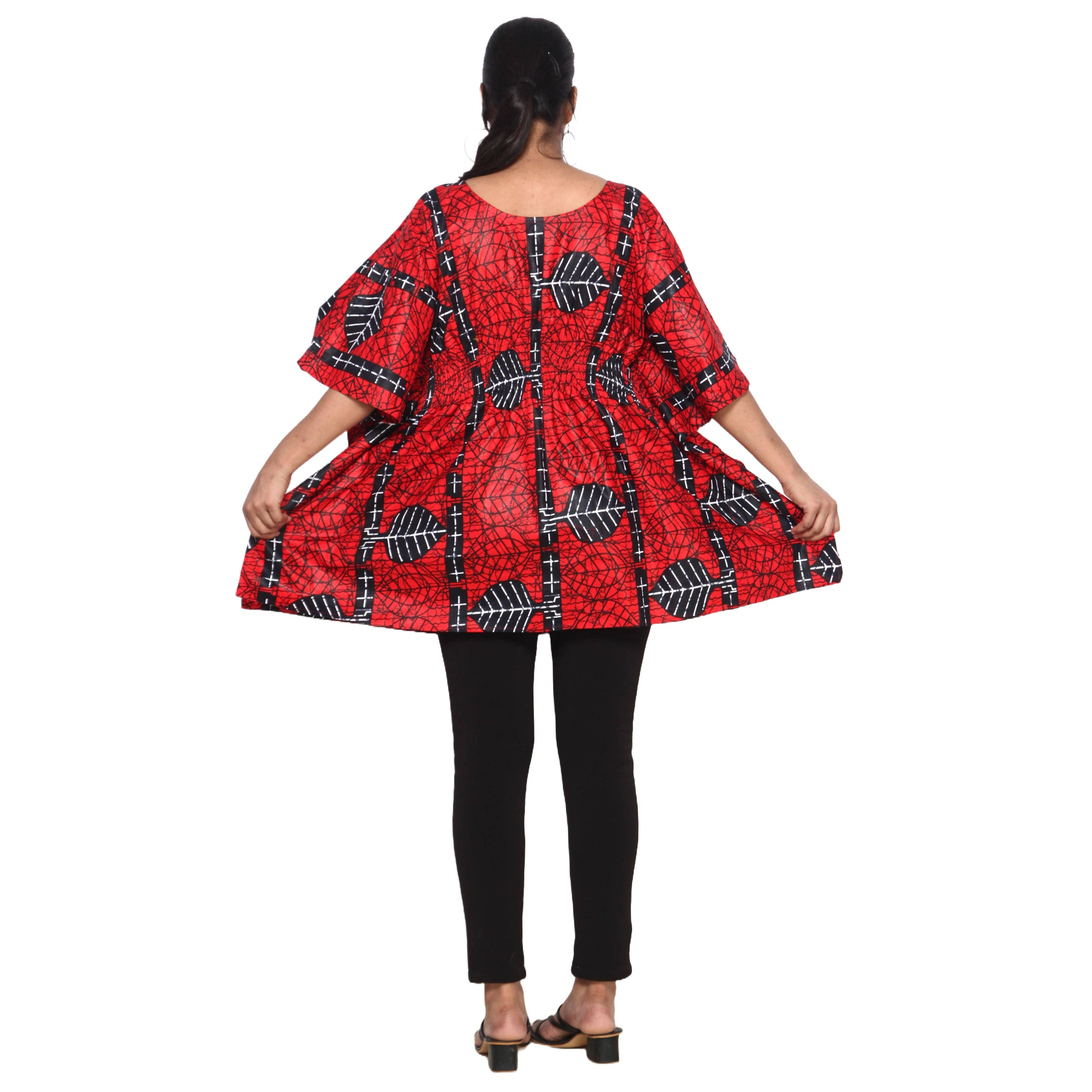 African Stars - Wholesale Kaftan - Women's - Women's Half Kaftan With Elastic Waist -- FI-P1450