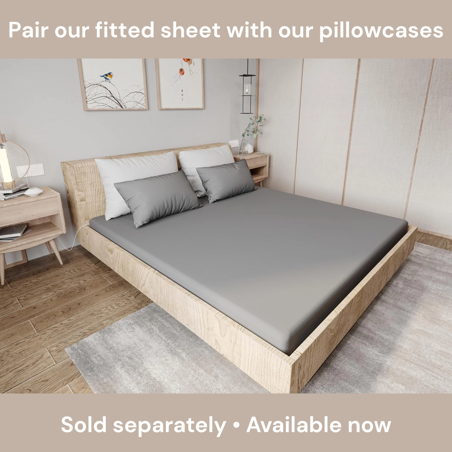 GAYA - Wholesale Fitted Sheet - Gaya Grounding Sheets - Fitted | Queen | Off-White8