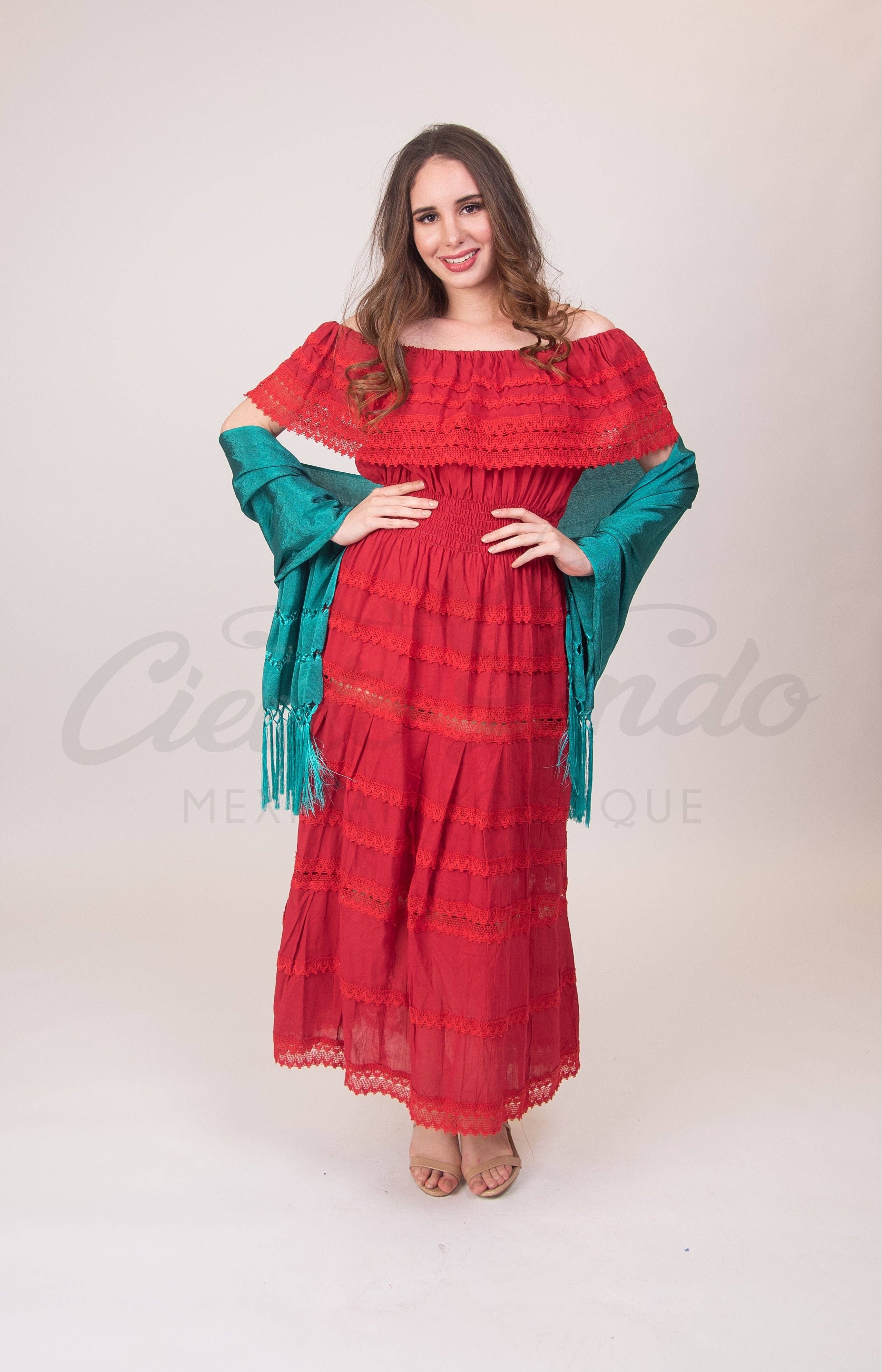 Cielito Lindo – wholesale Scarf – Women's – Silky Shawl Rebozo3