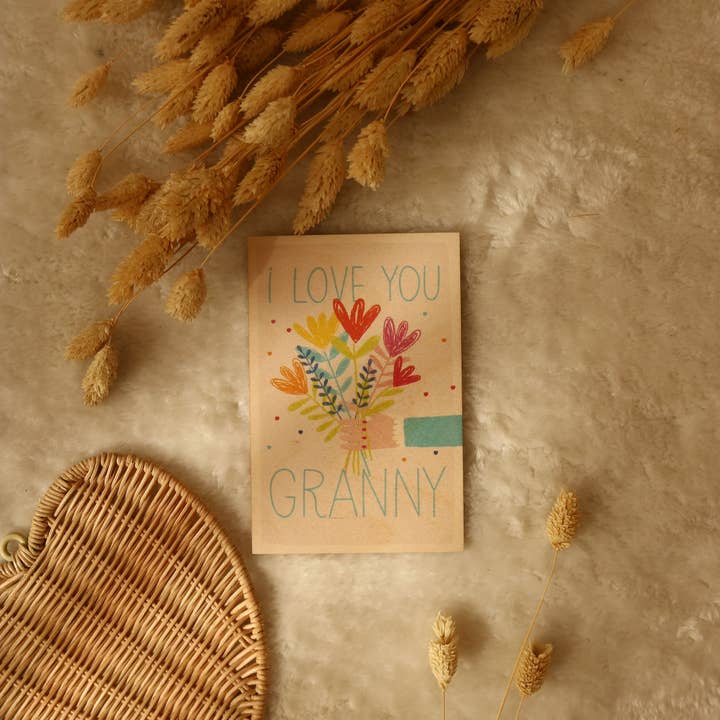 Wooden card I Love you Granny, Flowers and other Purchase Wholesale automatique granules pour lapin. Free Returns & Net 60 Terms on Faire trending on Faire.