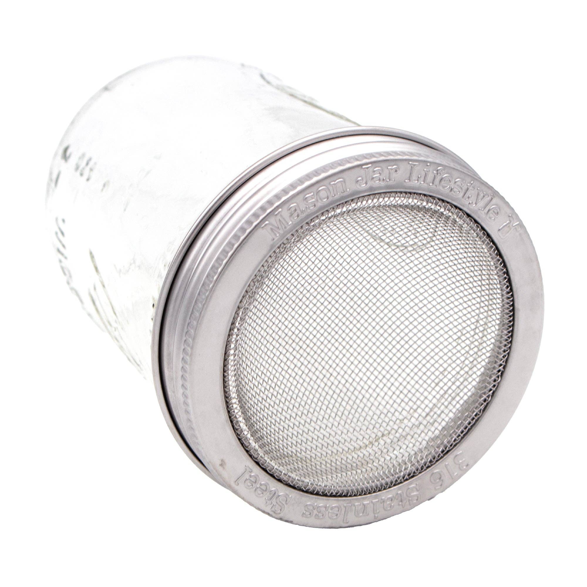 Mason Jar Lifestyle - Vente Boîtes de conservation - Couvercle et bande de germination incurvés antirouille pour bocaux Mason11