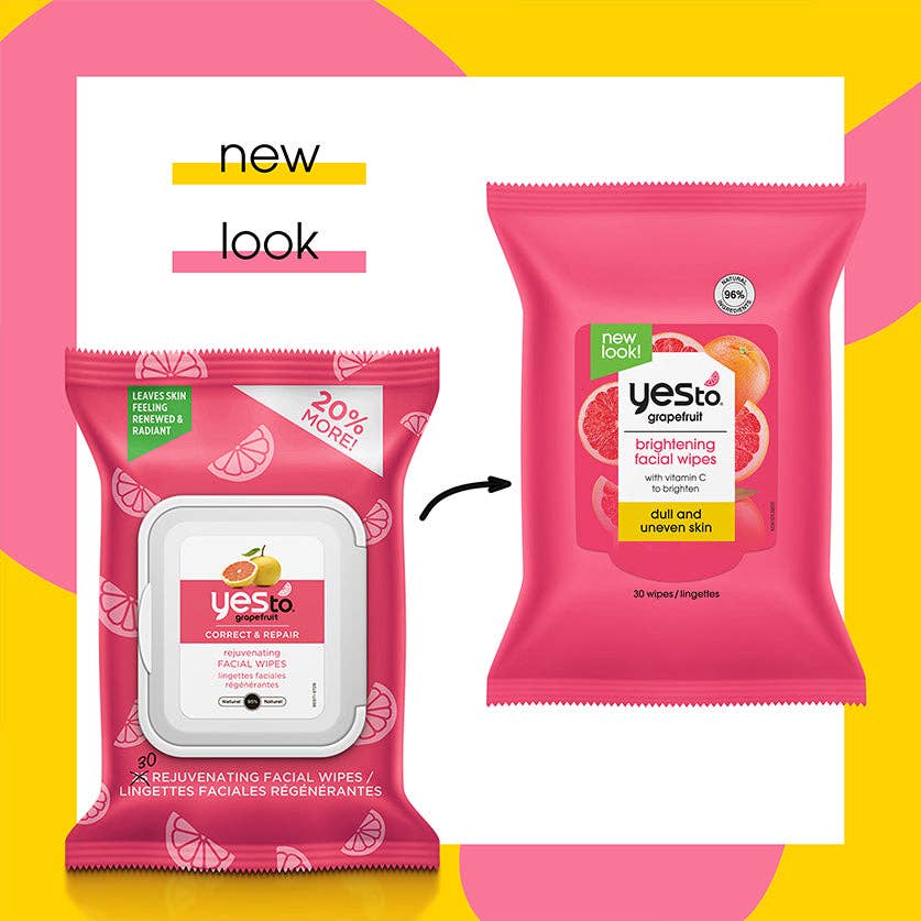 Yes To - Vendita all'ingrosso Salviette per viso e corpo - Yes To Grapefruit Salviette Viso – Illuminanti & Energizzanti3