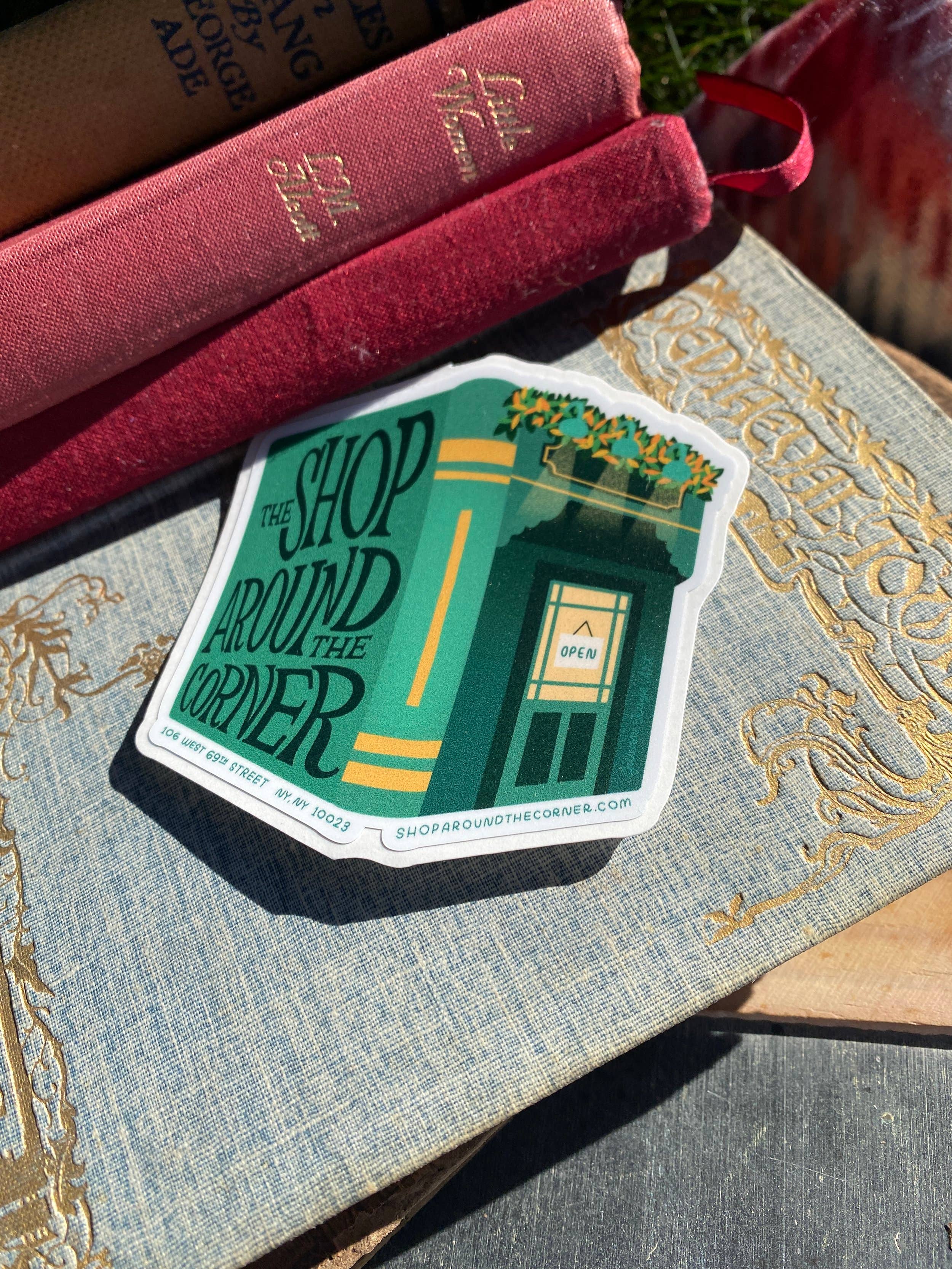 Jillian Kaye Art - Wholesale Sticker - Shop Around The Corner | 3" Vinyl Sticker1