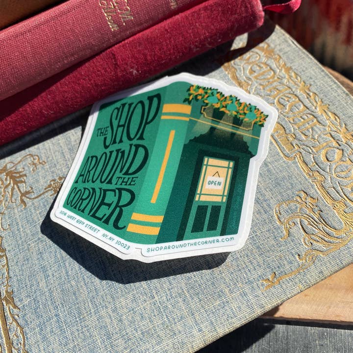 Jillian Kaye Art - Wholesale Sticker - Shop Around The Corner | 3" Vinyl Sticker1