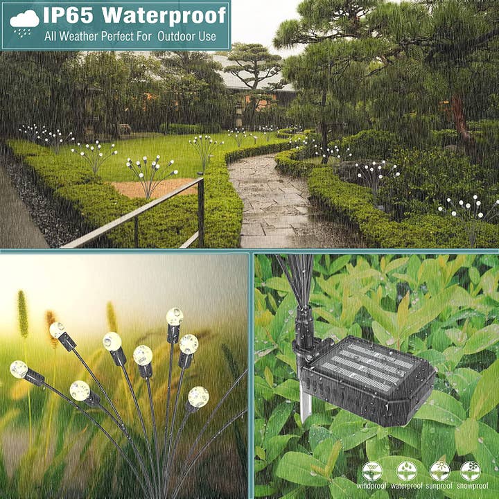 BRECK + FOX - Wholesale Outdoor/Lawn Light - Solar Swaying Garden Lights
