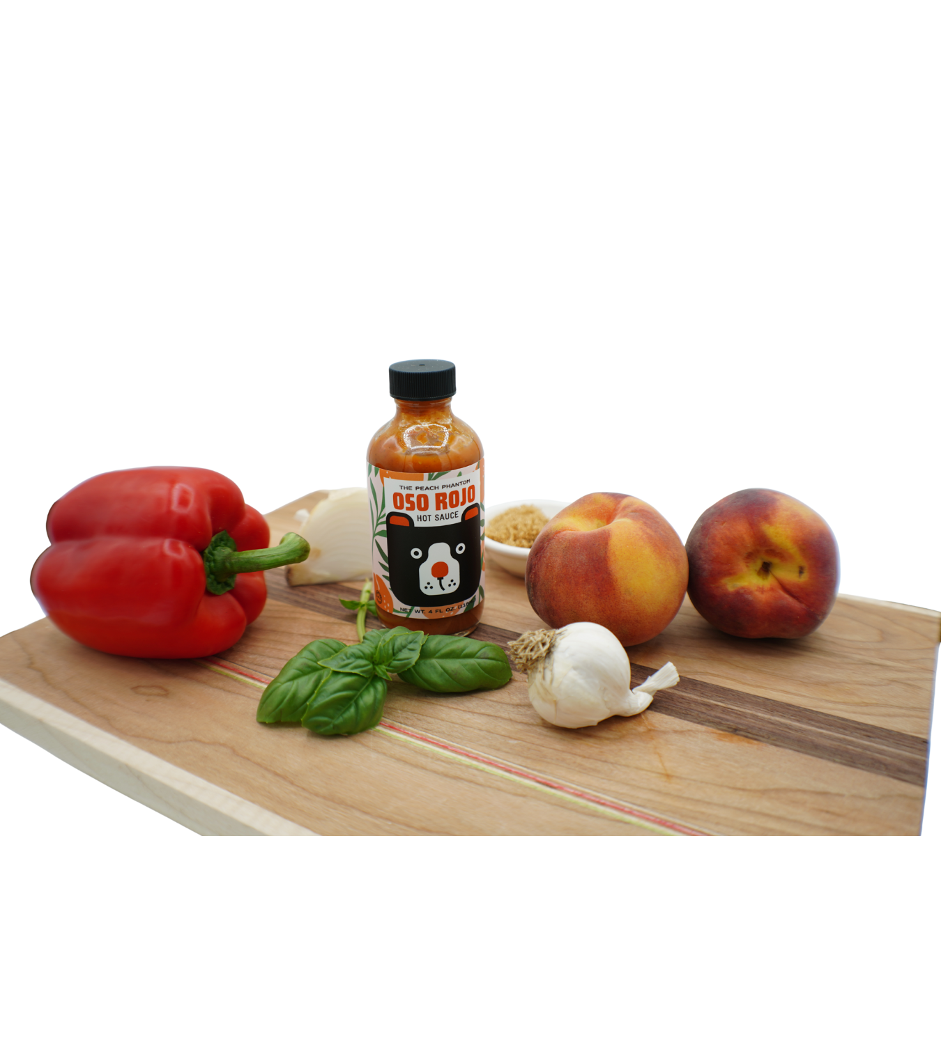 Oso Rojo Hot Sauce - Wholesale Hot Sauce - Peach Phantom - Oso Rojo Hot Sauce 4oz 2