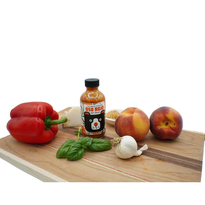 Oso Rojo Hot Sauce - Wholesale Hot Sauce - Peach Phantom - Oso Rojo Hot Sauce 4oz 2