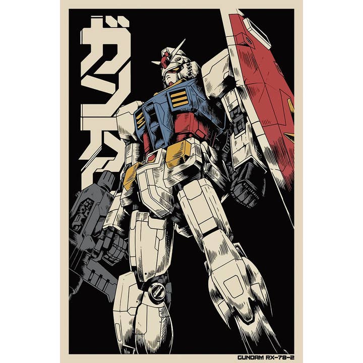 Posters Wholesale - Wholesale Poster - Gundam RX-78-2 Anime Manga Poster Size 24X36