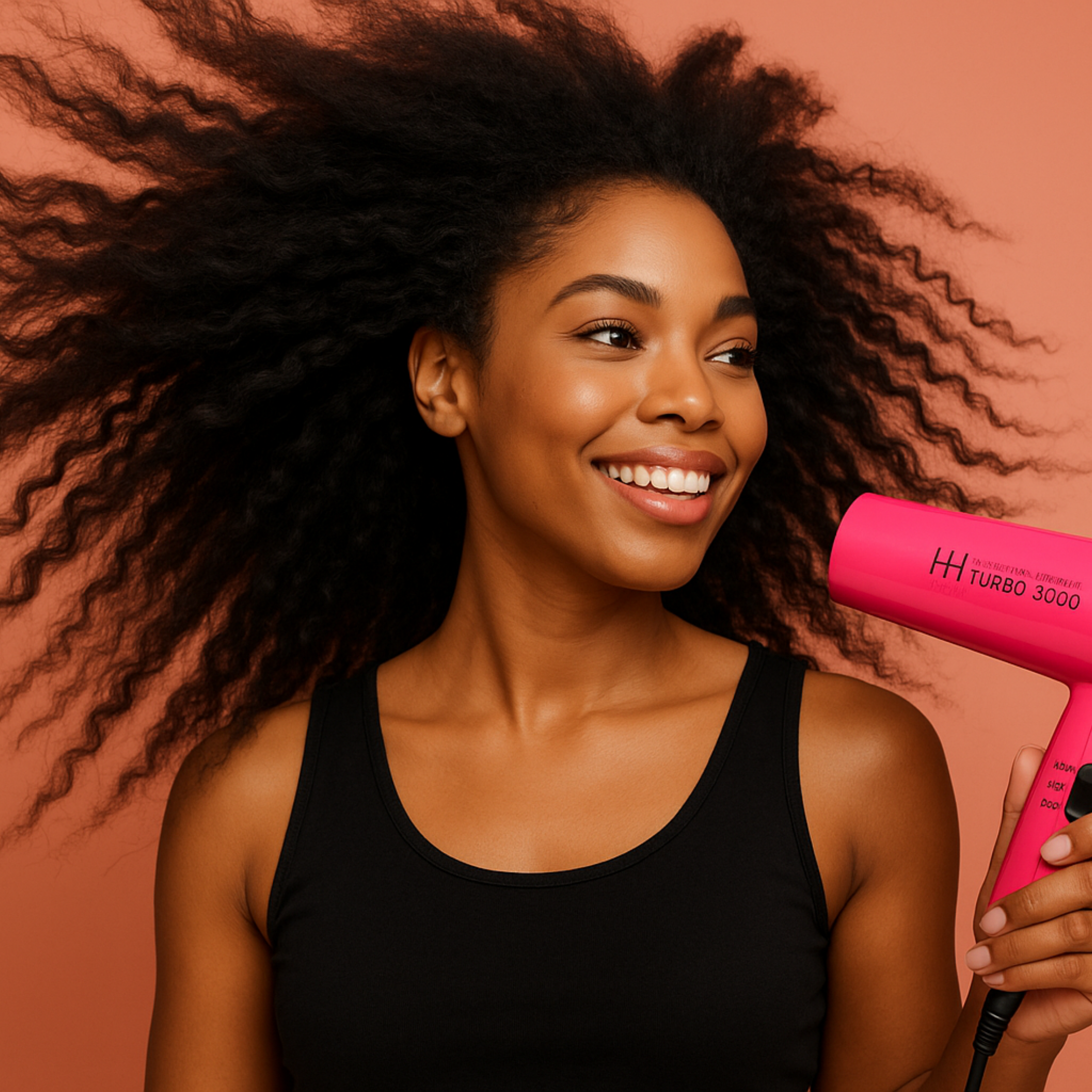 Annie International, Inc. - Wholesale Hair Dryer - Hot & Hotter Ceramic Turbo 3000 Hair Dryer, Pink2