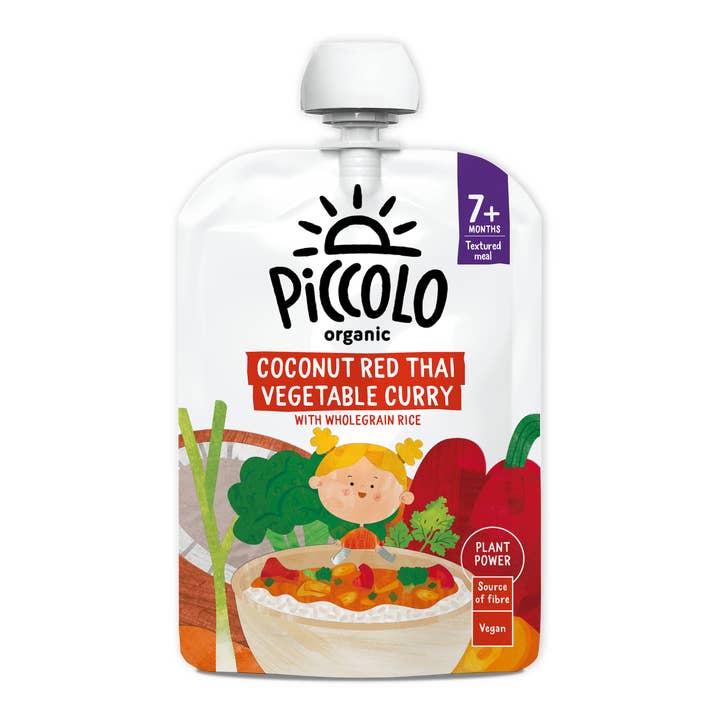 PICCOLO ORGANIC COCONUT RED THAI VEGETABLE CURRY 7 Months+ for wholesale by Piccolo Foods