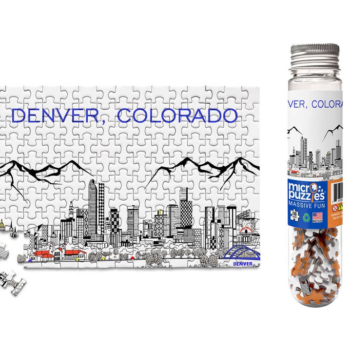 Minirompecabezas con el horizonte de Denver para venta al por mayor de Beyond Cushions Corporation