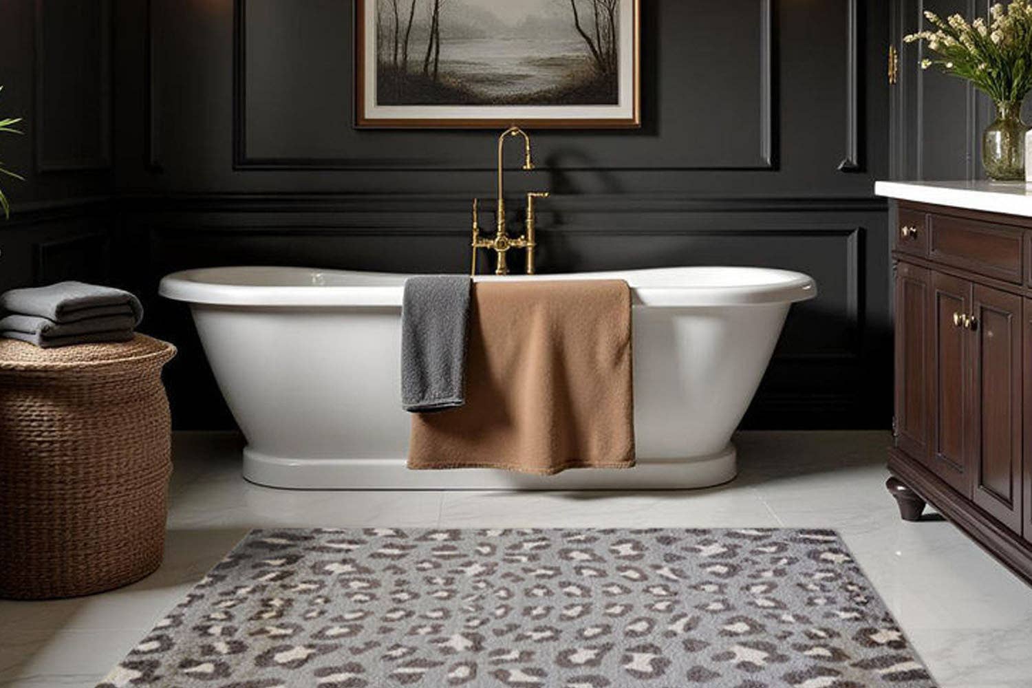 Studio 67 Wash+Dry Mats - Wholesale Door Mat - Cheetah4