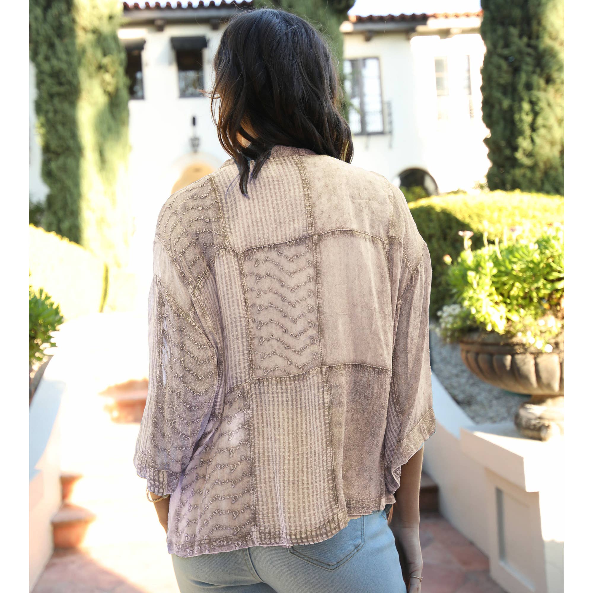 Young Threads - Wholesale Kimono - Women's - Western Bohemian Georgette Kimono Shirt8