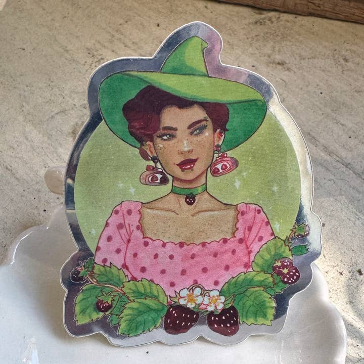 🧁 Adesivi in Vinile Streghe da Forno – 3" - 4 Varianti per la vendita all'ingrosso da parte di Rainbow Coven Designs