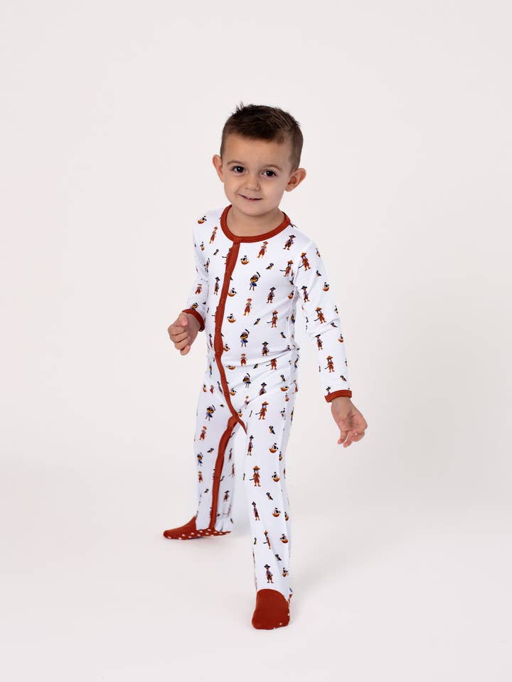 Pirate | Snap Footie for wholesale by Bubble Baby