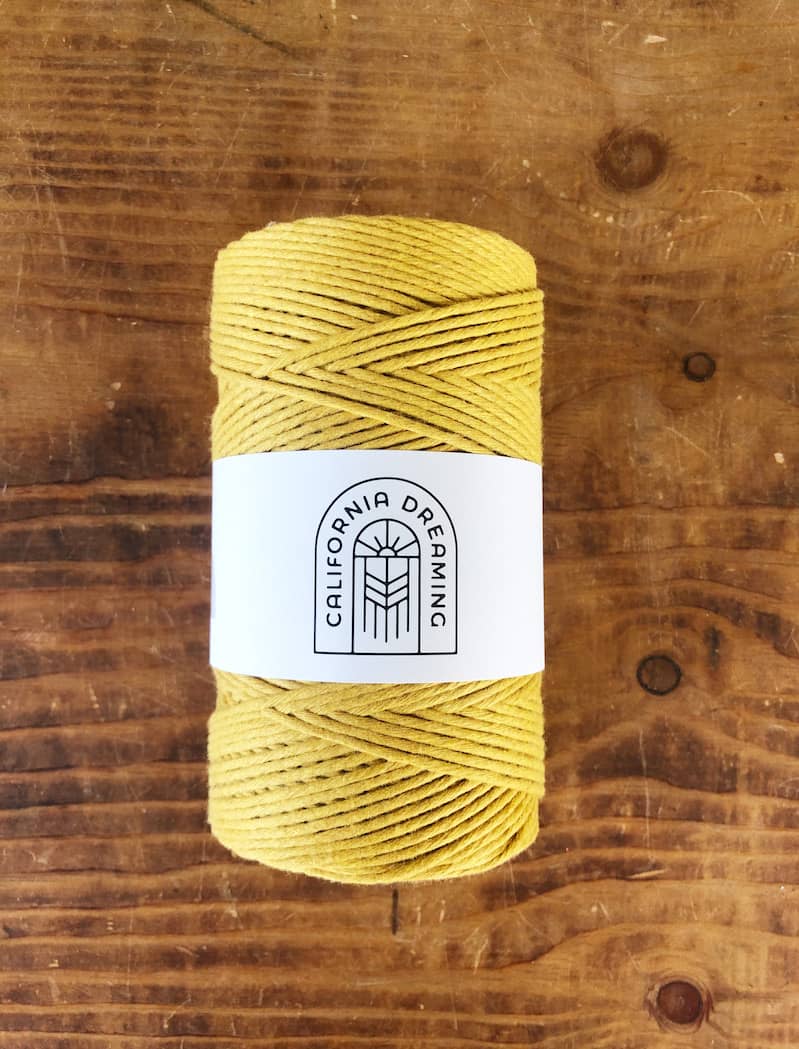 California Dreaming Macrame - Wholesale Yarn - 2mm recycled cotton rope | twisted | 200m1