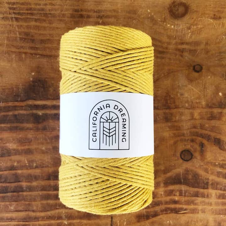 California Dreaming Macrame - Wholesale Yarn - 2mm recycled cotton rope | twisted | 200m1