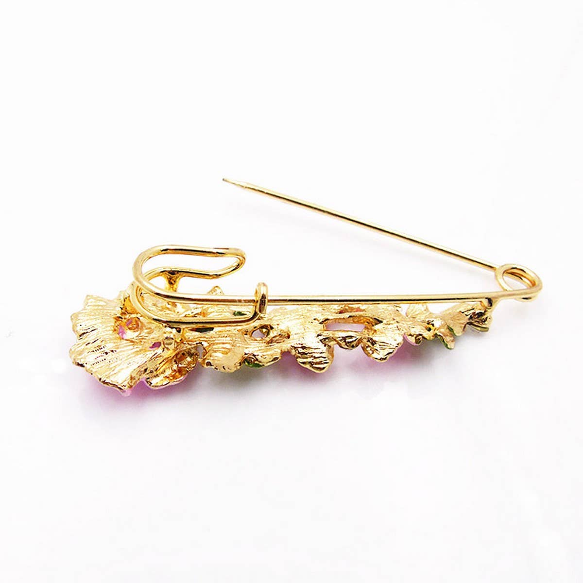 NINEXIS - Wholesale Brooch - CWAJE2560_FLOWER RHINESTONE CLOTHING ACCESSORIES PIN5