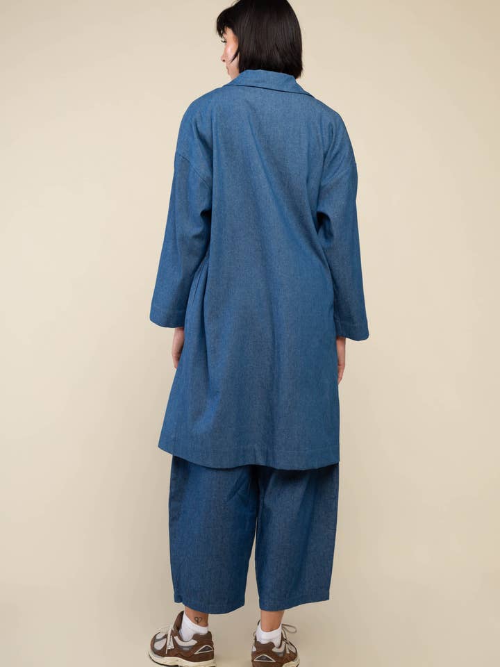 NLT - Wholesale Shirt Jacket/Shacket - Women's - Esme Denim Chore Overshirt2