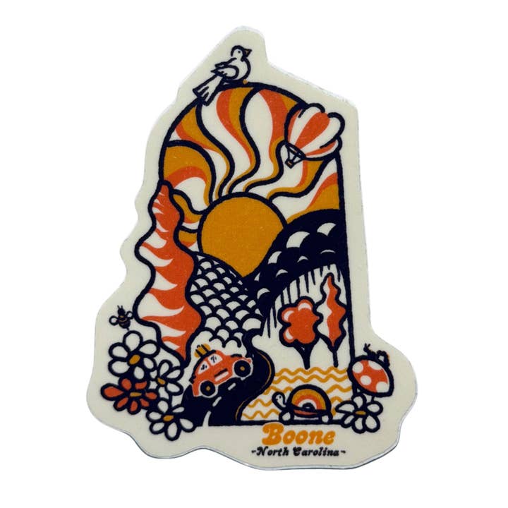 Día Groovy (avena) | Pegatina Boone para venta al por mayor de Menottees