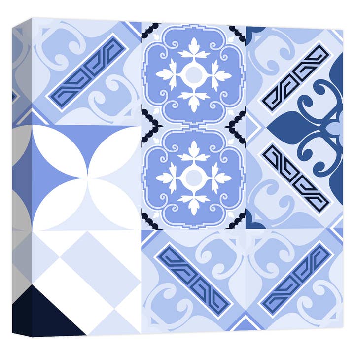 Tiles I Décoration murale sur toile 22 x 22 po pour la vente par PTM Images