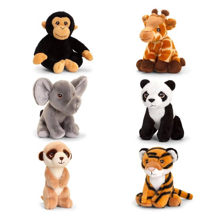 24 peluches écologiques - Ensemble d'animaux sauvages pour la vente par Shared Earth