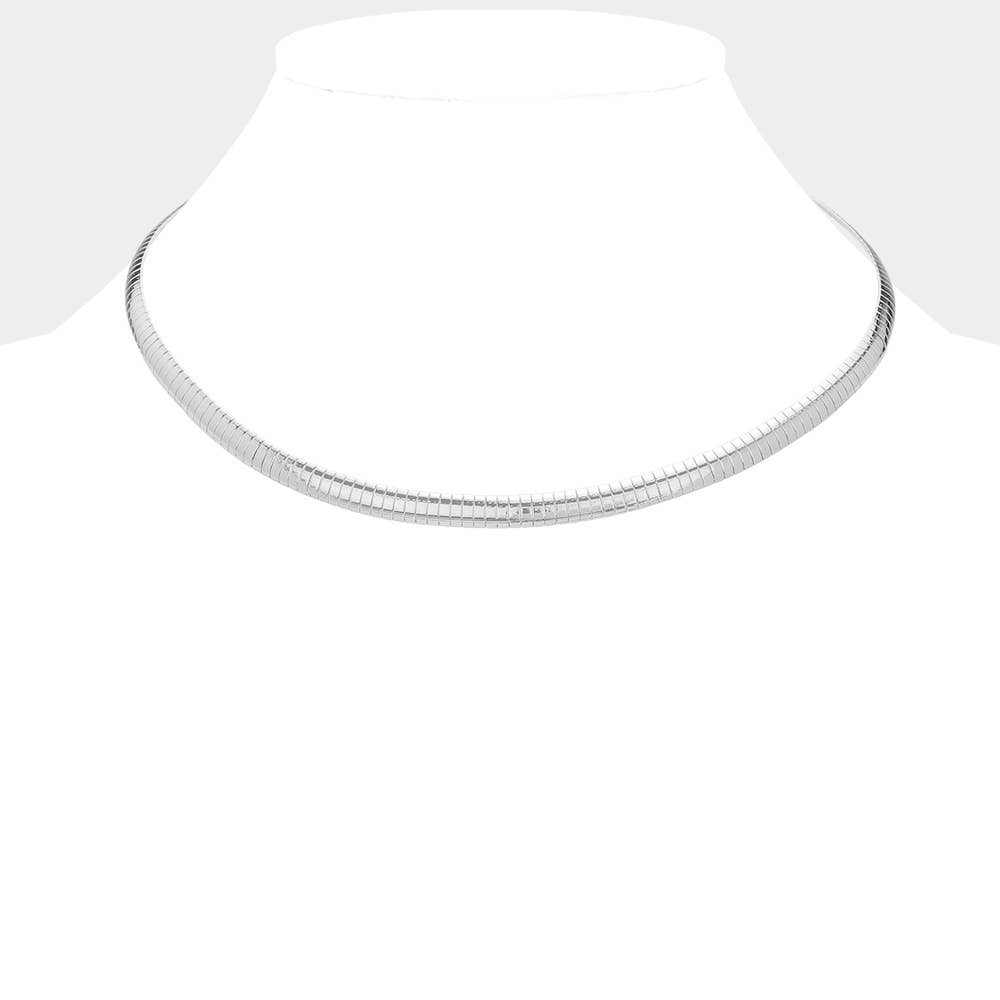 Sensibling Corp. – wholesale Kedjehalsband – 18" Metall Omega Kedjehalsband2