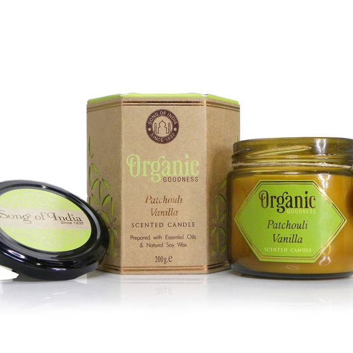 R. Expo/Song of India - Wholesale Jar/Filled Candle - Organic Goodness Candle Patchouli Vanilla2
