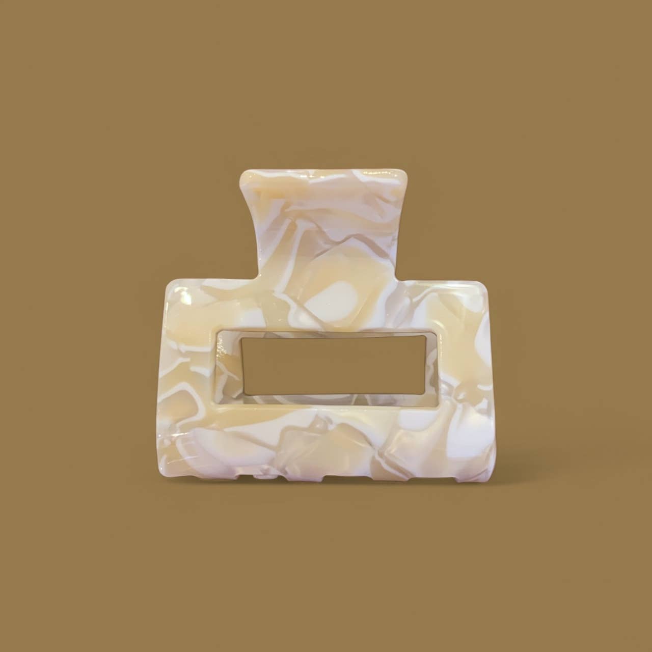 agathe & cocö - Wholesale Hair Clip - Women's - Large Crocodile Clip - Mother of Pearl0