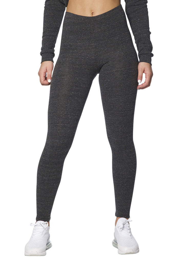 Royal Apparel - Wholesale Athletic/Lounge Leggings - Women's - Women's Eco Triblend Spandex Jersey Leggings0