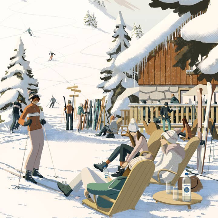 Tirage Fine Art - "En altitude" - Matthieu Forichon pour la vente par Atelier Contemporain