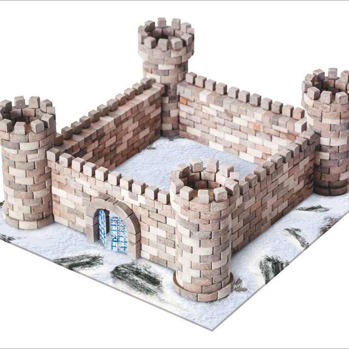 Fainotoys – Engroshandel Byggesæt - Børn – Mini Mursten Byggeri Sæt - Eagle's Nest Slot