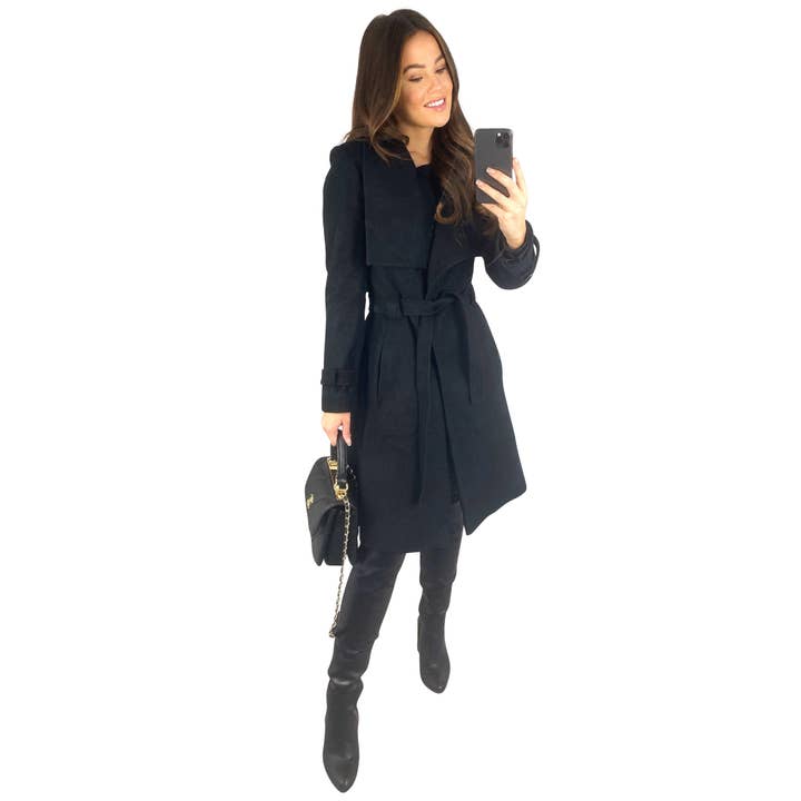 Anastasia Fashions Wintermantel aus Wolle mit großem Kragen für den Großhandel von Anastasia