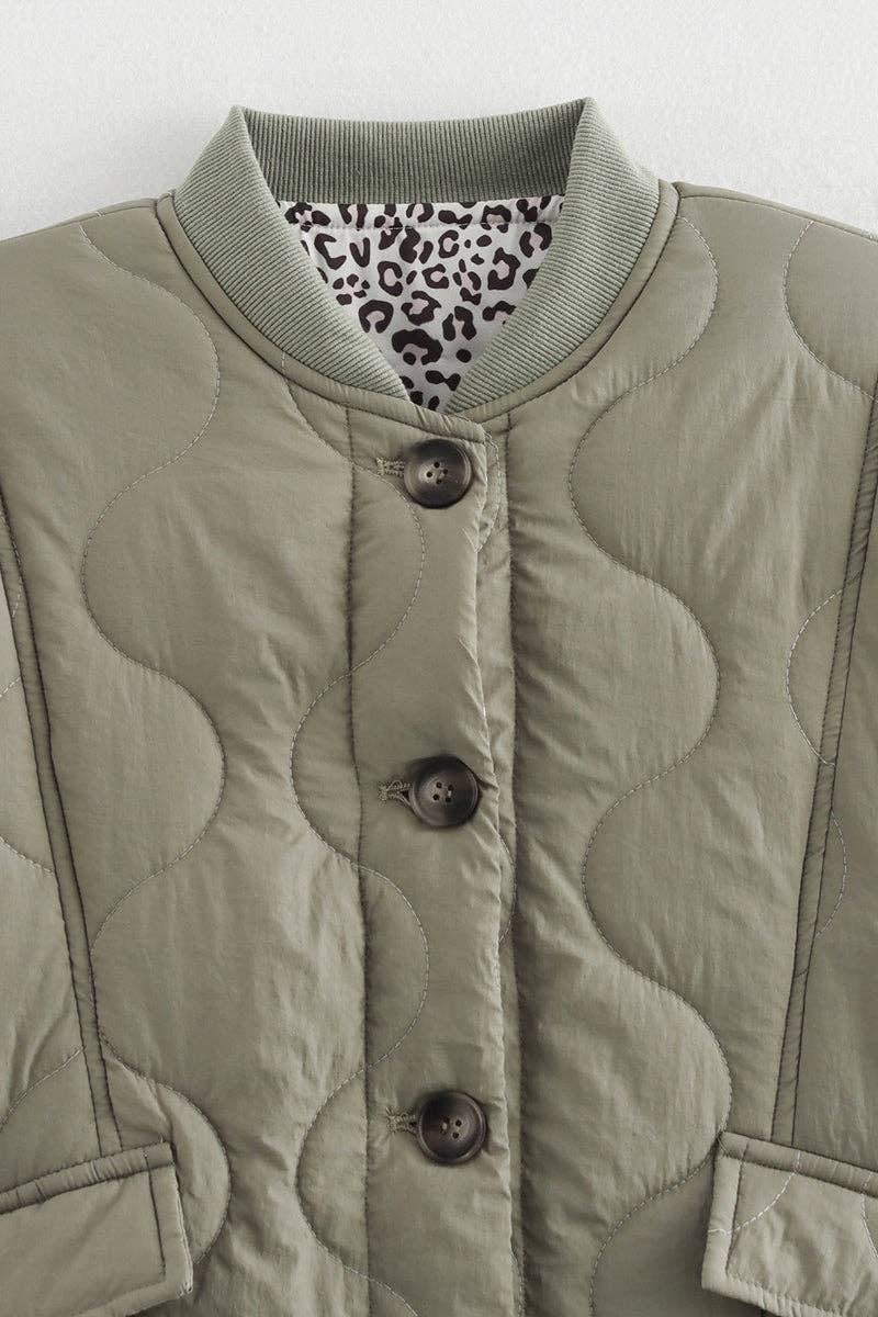 Mccolin - Wholesale Jacket - Women's - Quilted Button-Front Casual Jacket1