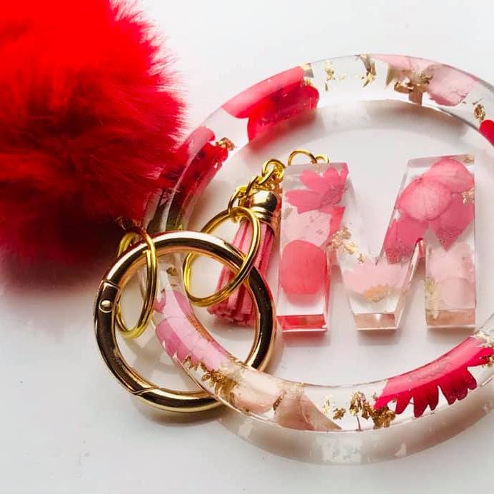 Röd/Rosa Nyckelring Bangle Armband Set för wholesale av Shop Drip Express