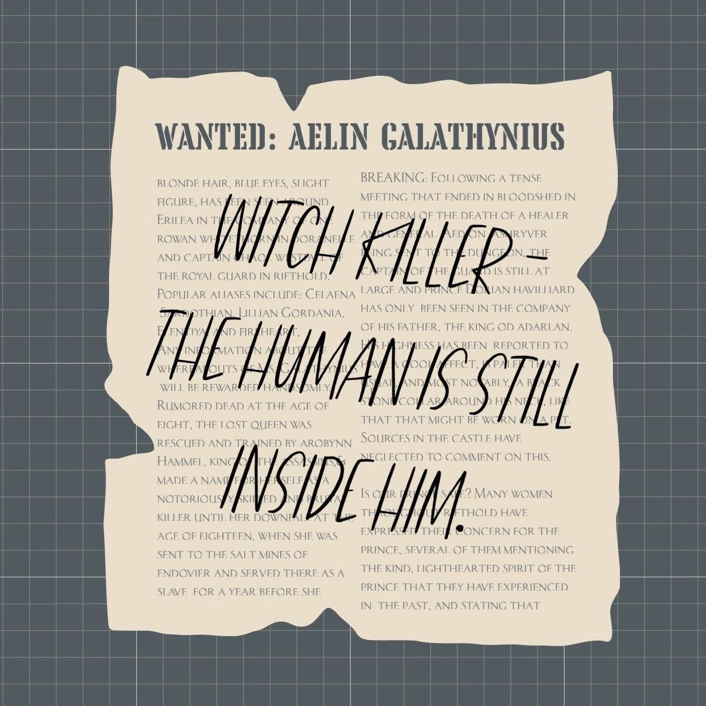 Fable and Flame Co. - Wholesale Sticker - Manon Blackbeak Sticker - Throne Of Glass Inspired Books1